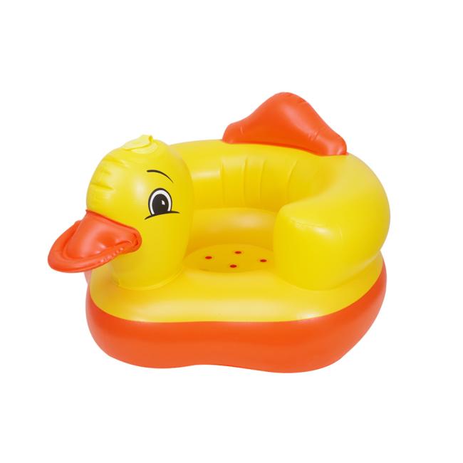 Wholesale quality cartoon PVC inflatable chair children sofa for feeding