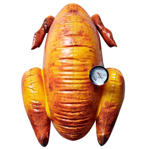 Customized advertising inflatable fried chicken model for food store