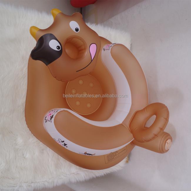 PVC Inflatable Learning Chair Portable Sofa Bathroom Kids Seat Armchair