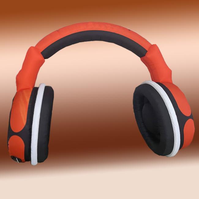 factory customized quality inflatable headset arch for music party
