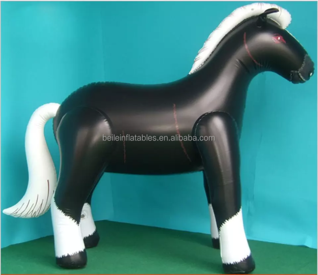 Hot Selling Inflatable Horse Animal Model For Decorate Or Rider On Play
