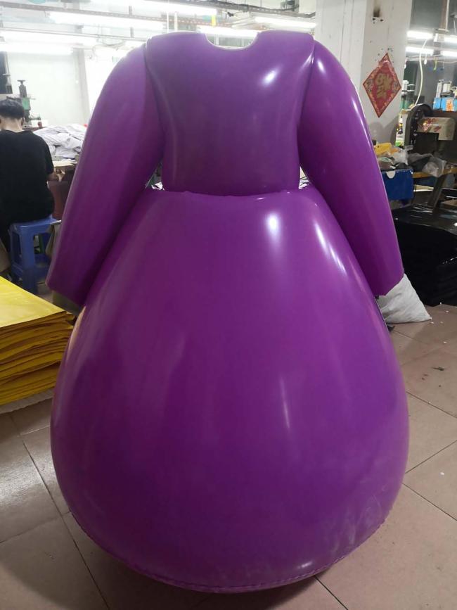 Beile customized pvc dress inflatable masquerade skirt performance costume