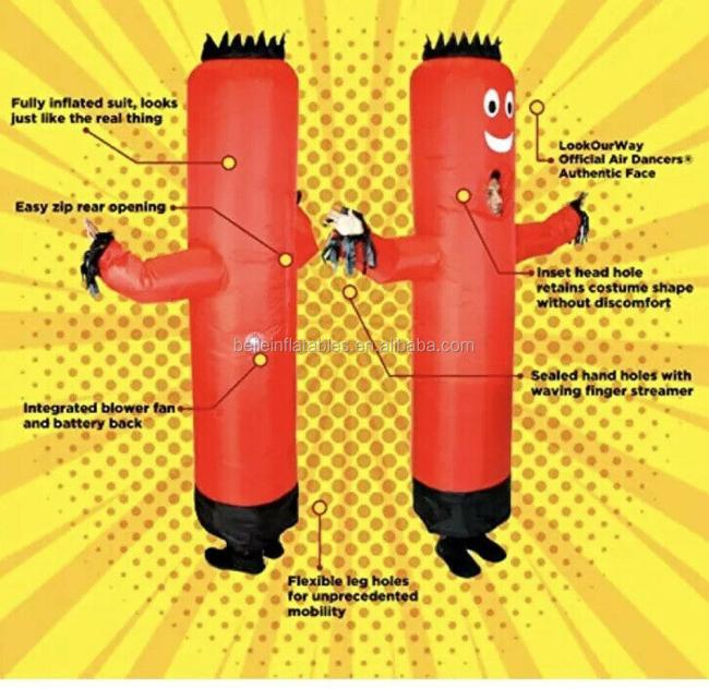 Customized quality inflatable dancer suit for sales