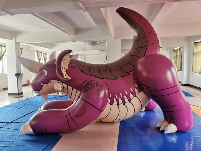 Factory customized 3m long advertising inflatable Kaiji dragon