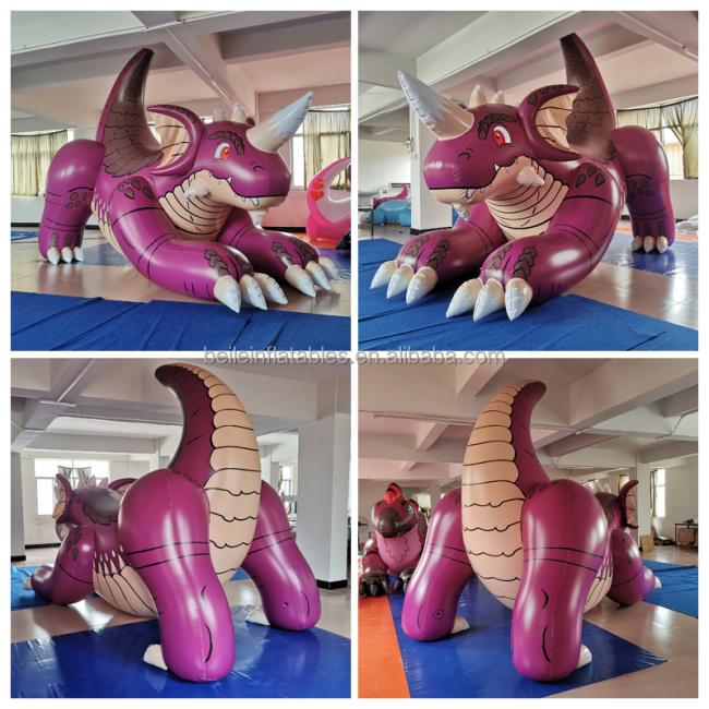 Customized yellow PVC Inflatable rabbit model for sale