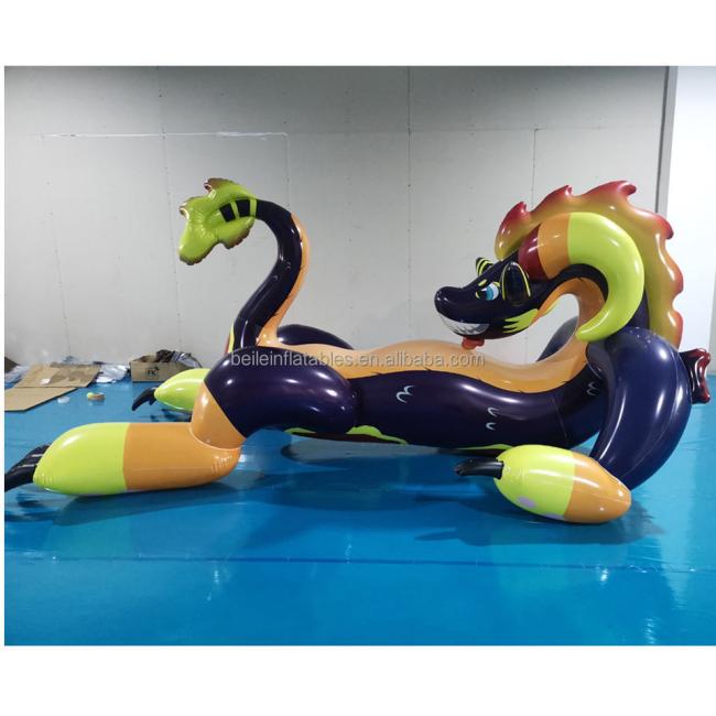 BeiLe Customized New PVC Squeak inflatable guardian lion for sales