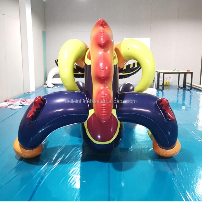BeiLe Customized quality New Inflatable purple dragon for advertising