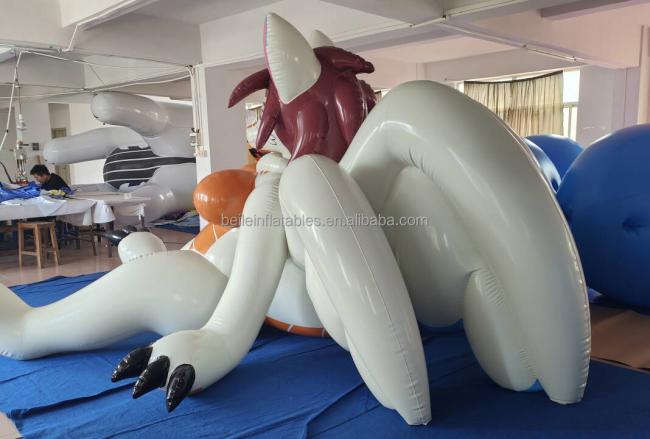 BeiLe New design pvc Inflatable eevela squeak doll with big boobs for sales