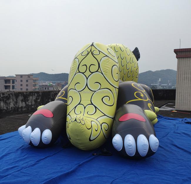 BeiLe Customized New PVC Squeak inflatable guardian lion for sales