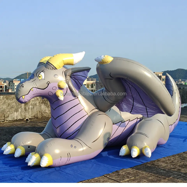 BeiLe Customized New PVC Squeak inflatable guardian lion for sales