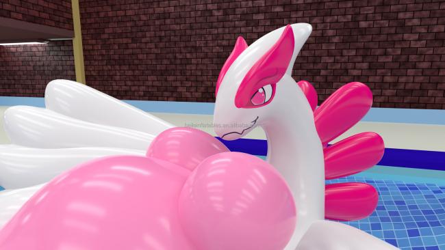 BeiLe New design pvc Inflatable Lugia squeak with big boobs for sales