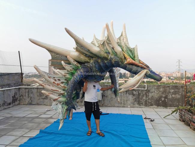 BeiLe custom soft pvc Inflatable Mistlong squeak dragon for sales