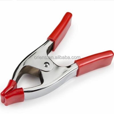 China Metal Spring Clip Clamps 2 4 6 Inch Spring Tent Crocodile Clamp Pointed Mouth Electrician for sale