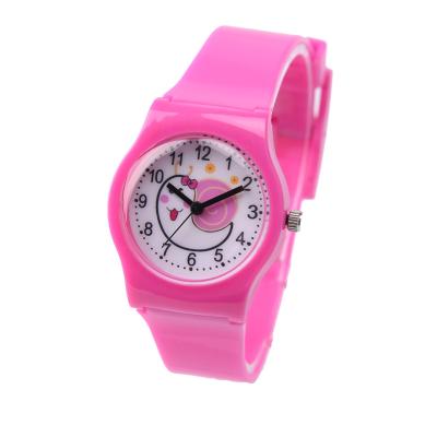 China Oem Band Slim Sport Kids Waterproof Watch With Plastic Case And Quartz Movement for sale