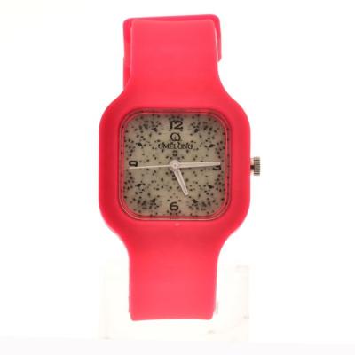 China Flexible Silicone Custom Quartz Watch One Year Warranty For Anniversary Gift for sale