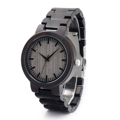 China Wholesale handcrafted quality watches wood men your own wooden quartz wristwatch for sale