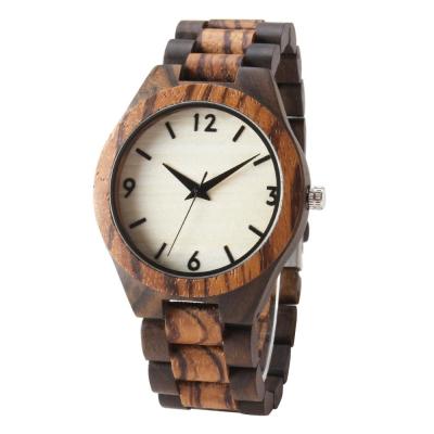 China Japan Movement Luxury Wrist Watch , Wood Bamboo Watch CE ROHS Certificate for sale