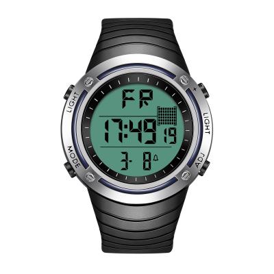 China Interchangeable Bezel Silicone Sports Watch , Backlight Lcd Digital Watch for sale