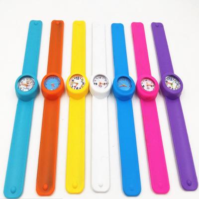 China Fashion Personised Silicone Slap Watch Bracelet With Japan Quartz Movement for sale