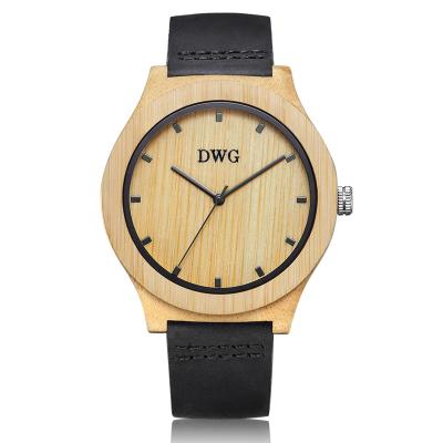 China Quick Directly Provide Men'S Wood Grain Watches Customized Color , Simple Design for sale