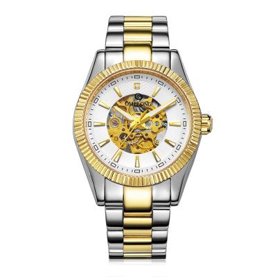 China Popular Automatic Mens Wrist Watches Gold Plated CE ROHS Approved for sale