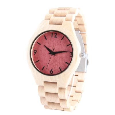 China Japan Miyota Quartz Bamboo Wooden Wrist Watch Custom Logo For Men for sale