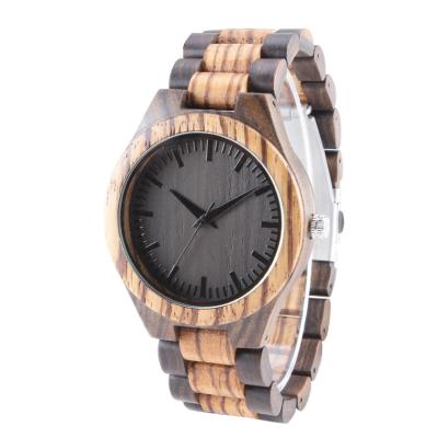 China Luxury Brand Wood Watch Men Analog Natural Quartz Movement Male Wristwatches Clock for sale