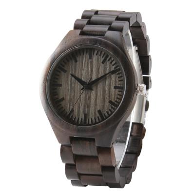 中国 OEMの木の腕時計のアナログのダイヤルはRoHSの証明を表示する 販売のため