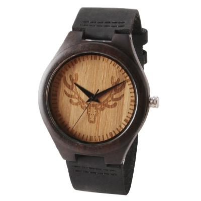 China Water Proof Unisex Wooden Quartz Watch Multi Functional Mineral Glass Most Accurate for sale