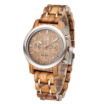 Chine Homme et femme faits sur commande de Logo Wooden Quartz Watch For à vendre