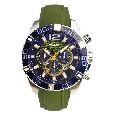 China Military Men Leather Wrist Watch Date Chronograph Water Proof for sale