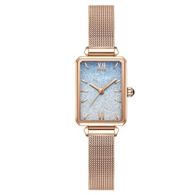 China Square Case Alloy Women Watches Mesh Strap 7.2mm Thickness for sale