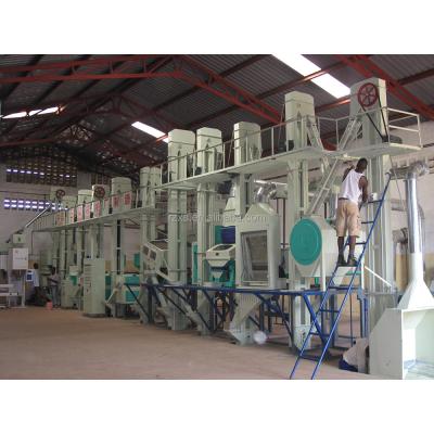 China Complete Rice Mill Plant with Professional 100 tons per day modern rice milling machinery for sale