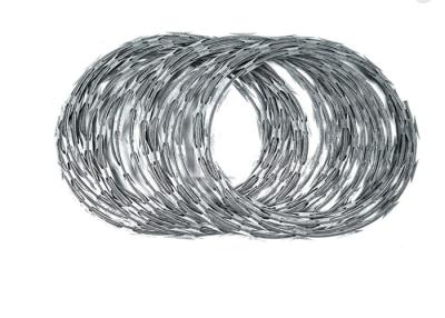 Κίνα CBT-65 45 Cm Barbed Wire Security Galvanized Coil Wrapped Concertina Tape προς πώληση