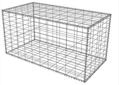 China 1.5 Cube Galvanised Galfan Stone Wall Metal Cage GB 001 75x75mm for sale