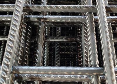 China Customized Concrete Reinforcement Welded Wire Mesh Non Galvanized Ribbed Bar Steel 6 Gauge for sale