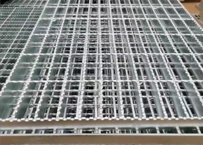 China Hot Dipped Galvanized Serrated Bar Grating Walkway Platform Webforge Steel for sale