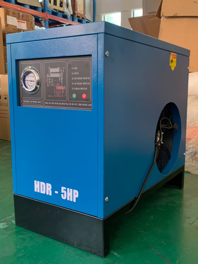 AIRERA HDR-5HP Refrigerated Air Dryer installation diagram