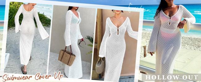 Womens Cover Up 2025 Spring Summer trendy fashion Beach Vacation Clothes