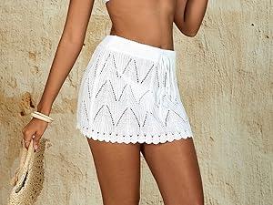 crochet mini skirt