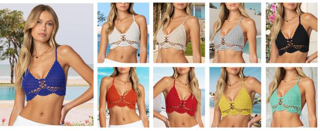 crochet top for women