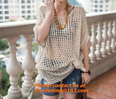 China Summer Style Women Beach Wear in Women's Cover up Handmade Knitted Crochet Dresses for sale
