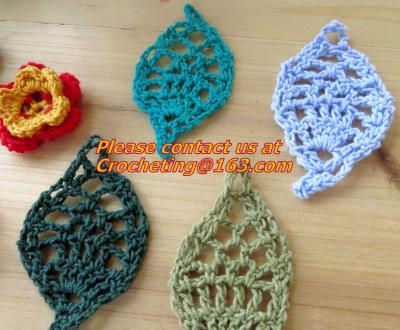 China handmade hook needle crochet diy accessories three-dimensional flower for sale