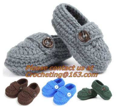 China Baby Booties, Socks Knitted, Newborn Loafers Shoes Plain Infant Slippers Footwear, knitwea for sale