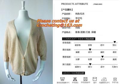 China Women's Cardigan, Heart Pattern, Sweater Coat, Crochet, autumn Knit, Top, black Blouse for sale