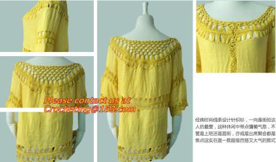 China Knitted, Crocheted, Tassel, wear, tops, Cover Ups, Dress Tops, tassel, knitted, Boho for sale