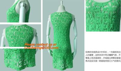 China Casual Fashion, Vintage O-Neck, Sleeveless, Women Long Crochet, Chiffion Blouse Plus Size for sale