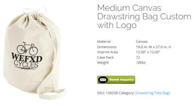 China Cotton Laundry Bags, with Drawstring Closure, and Shoulder Strap, Custom Camouflage Cinch Up Backpacks, Custom for sale