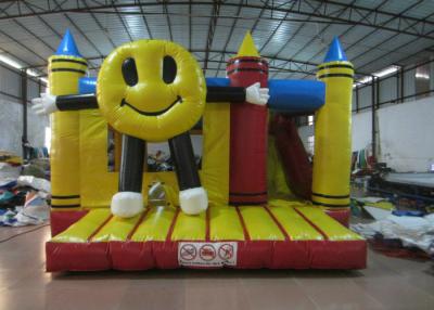 China Big inflatable smiling face combo inflatable happy face crayon combos PVC inflatable combo for sale