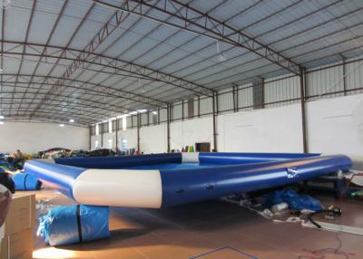 China Associação grande quadrada 10 X 10m da família da explosão, calor - piscina inflável profunda selada à venda